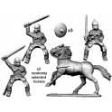 Crusader Miniatures ACE022 Mounted Armoured Nobles with Swords