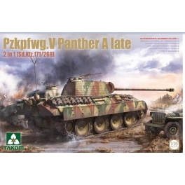 Takom 2176 Pz.Kpfw.V Ausf.A Panther Late Sd.Kfz.171/268 2 in 1